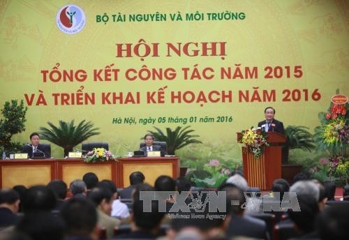Ministry of Natural Resources and Environment plans for 2016 - ảnh 1